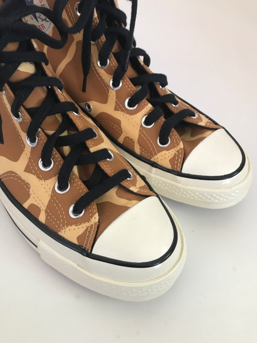 CONVERSE Giraffe High Top Sneakers Women’s Size 10 Men’s Size 8 - Picture 5 of 16